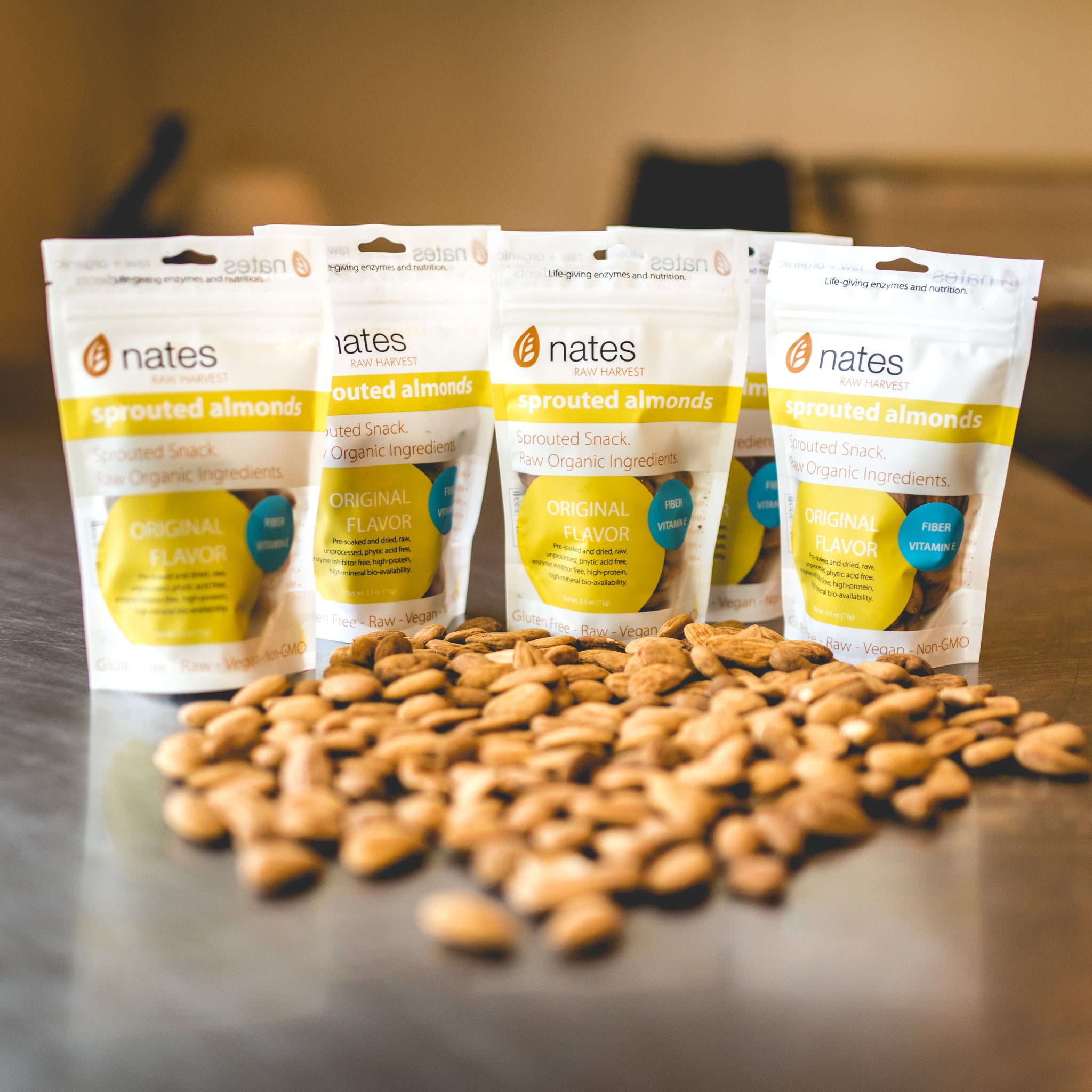 Organic Sprouted Almonds - Unpasteurized – Nate's Raw Harvest