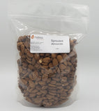 Sprouted Organic Spanish Almonds - Unpasteurized