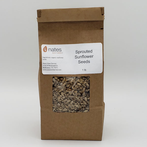 Sprouted Organic Sunflower Seeds