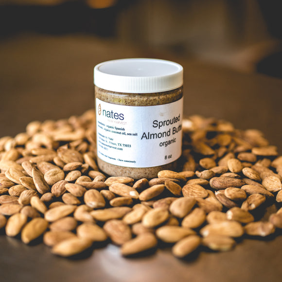 Sprouted Organic Almond Butter - Unpasteurized